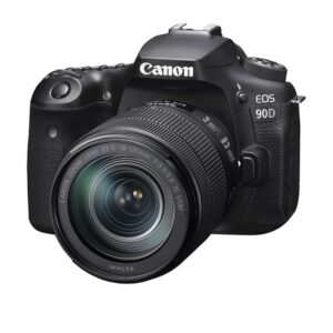 Appareil photo reflex Canon EOS 90D + objectif EF-S 18-135 mm f/3.5-5.6 IS USM
