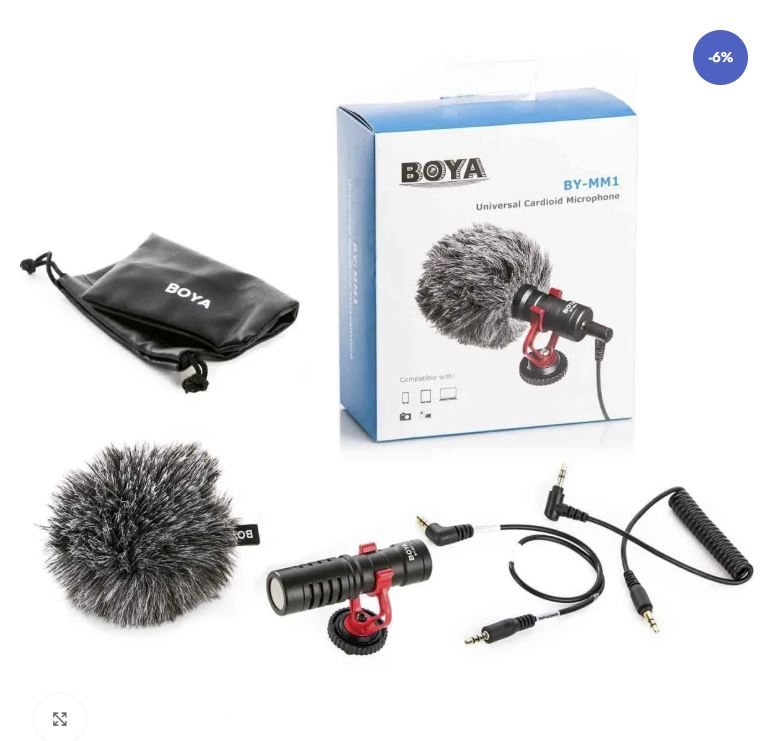 Microphone cardioïde universel BOYA BY-MM1 – Image 3