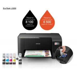 Imprimante Epson L3250 EcoTank à réservoirs d’encre