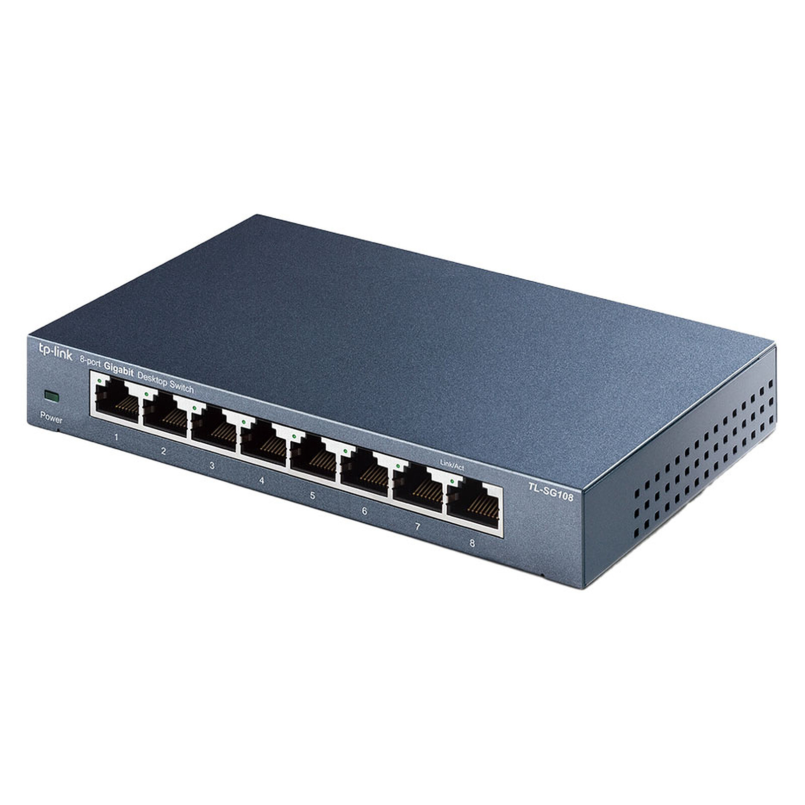 Switch de bureau 8 ports Gigabit - Boîtier métal