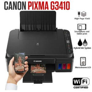 Imprimante CANON PIXMA G3410 Multifonction 3 en 1 à réservoirs d'encre rechargeables