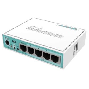 Routeur Mikrotik RB750GR3  connecté Gigabit Ethernet Blanc