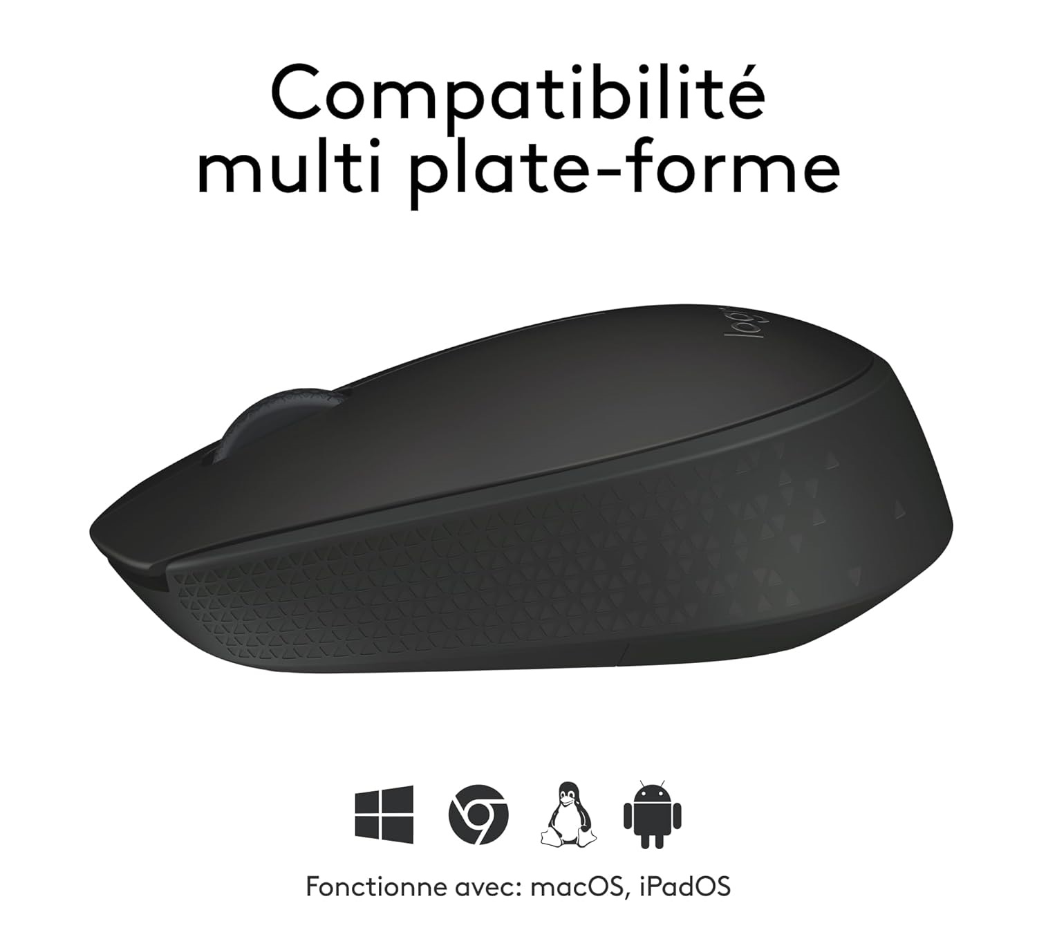 Souris Sans Fil Logitech M171 Ambidextre - Noire – Image 2