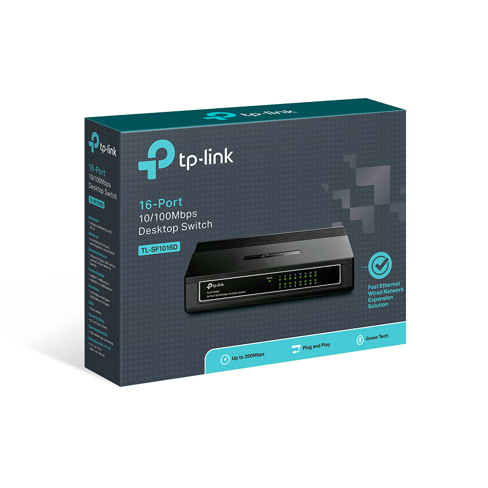 Switch TP-Link 16 Ports TL-SF1016D - 10/100 – Image 3