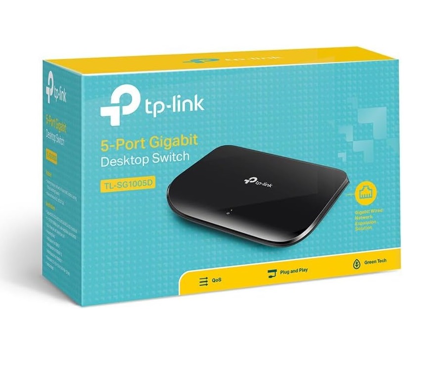 Switch de bureau 5 ports Gigabit - Boîtier métal – Image 4