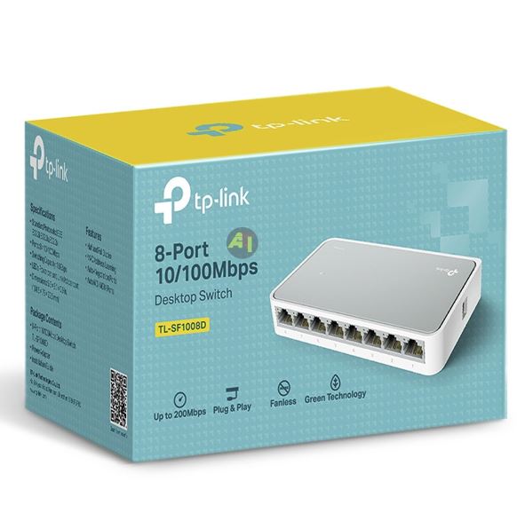 Switch TPLINK 8 Ports TL-SF1008D – Image 4
