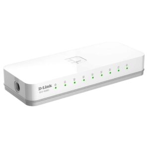 D-LINK DES-1008C 8-Port 10/100 Desktop Switch (White)