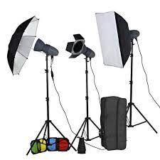 Lampe studio professionnelle  Visico VL 300PLUS II Softbox Kit