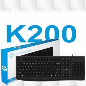 Clavier USB filaire HP K200 noir (Azerty)