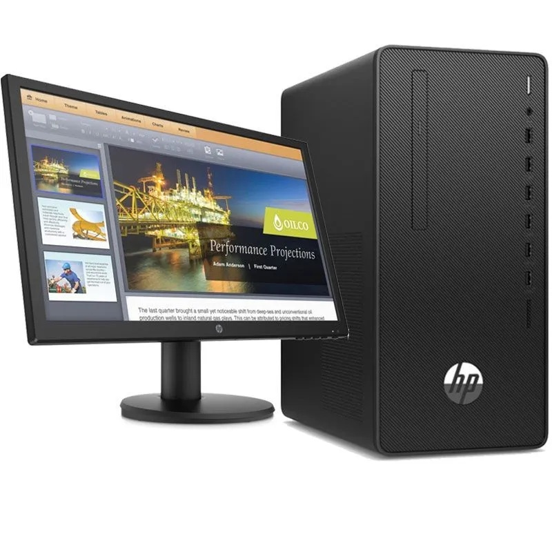 Desktop HP Pro 300 G6 MT Intel Pentium 6400 10è Gén 4Go 1To, Écran 22 Pouces – Image 2