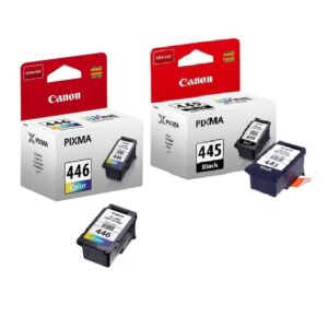 Encre Canon 445/446  d’origine : Pack 02 cartouches d'encres