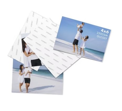 Papier photo Unomat 4x6 à jet d'encre 260 gsm – Image 2