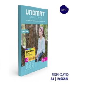 Papier photo Unomat A3 à jet d’encre 260 gsm