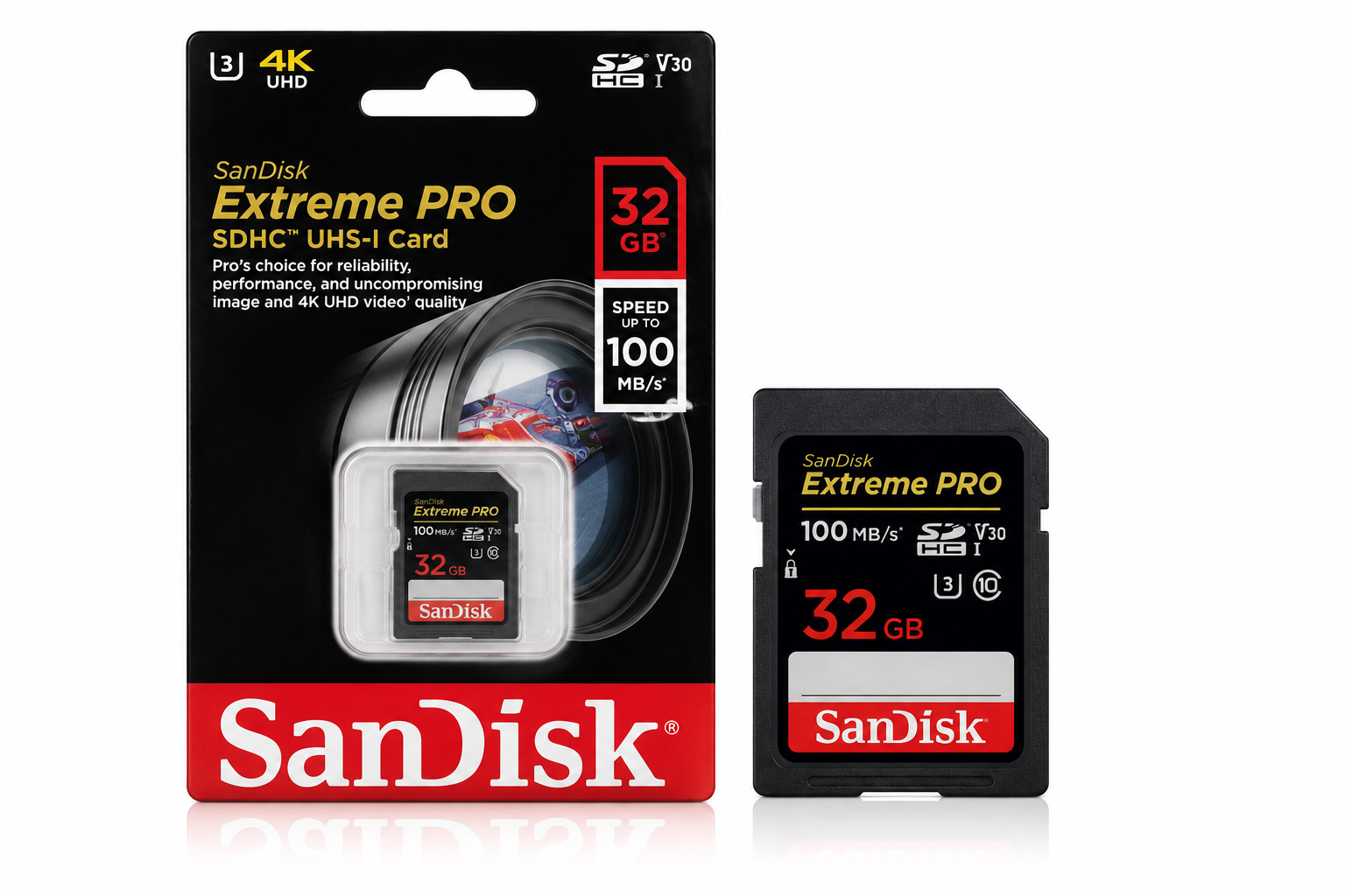 Carte mémoire Extreme Pro 32GB Class 10//100MB – Image 4