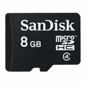 CARTE MEMOIRE SANDISK MICRO SD 8GB