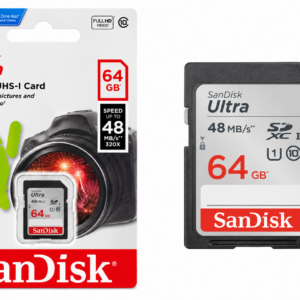 CARTE MEMOIRE SANDISK ULTRA DS 64 GB 48MBS