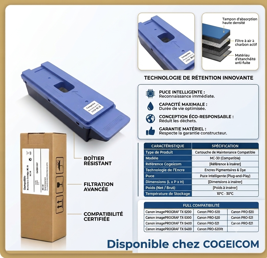 CARTOUCHE DE MAINTENANCE MC-30 – Image 3