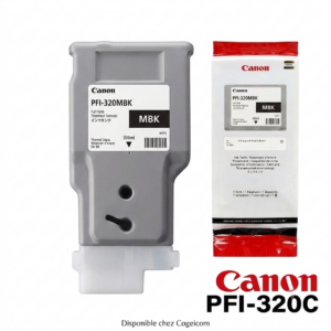 CARTOUCHE CANON PFI-320 BLACK MATTE